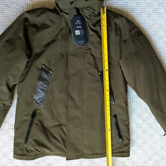 NORTH AWARE Men's Smart Parka Wind/Water/Odor Resistant Jacket Remvble Vest Sz M - Picture 9 of 10